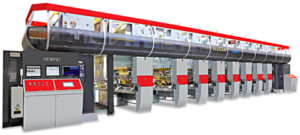 Printing machine at Girdhar Roll Wrap